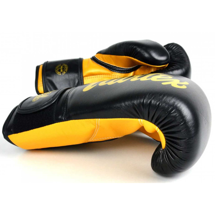 Fairtex BGV18 Boxing Gloves - Black/Gold - Fairtex - Fairtex boxing gloves - image 5