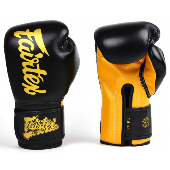 Fairtex BGV18 Boxningshandskar - Svart/Guld - Fairtex - Fairtex boxningshandskar - bild 2