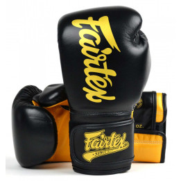 Fairtex BGV18 Nyrkkeilyhanskat - Musta/Kulta - Fairtex - Fairtex nyrkkeilyhanskat - kuva 1