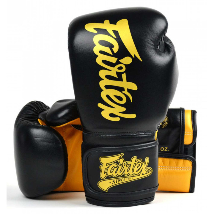 Fairtex BGV18 Boxningshandskar - Svart/Guld - Fairtex - Fairtex boxningshandskar - bild 1