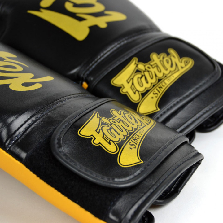 Fairtex BGV18 Boxing Gloves - Black/Gold - Fairtex - Fairtex boxing gloves - image 4
