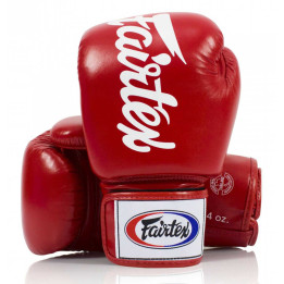 Fairtex BGV19 Tight-Fit Boxing Gloves - Red - Fairtex - Fairtex boxing gloves - image 1