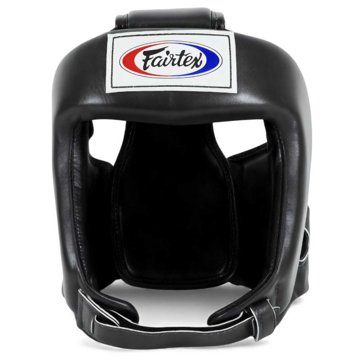 Fairtex HG9 Headguards - Black - Fairtex - Fairtex head protectors - image 1