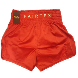 Fairtex Muaythai Slim Cut shorts BS-Micro - Red - Fairtex - Fairtex shorts - image 1