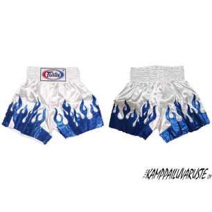 Fairtex Muaythai shorts - BS42 Vit / Blå