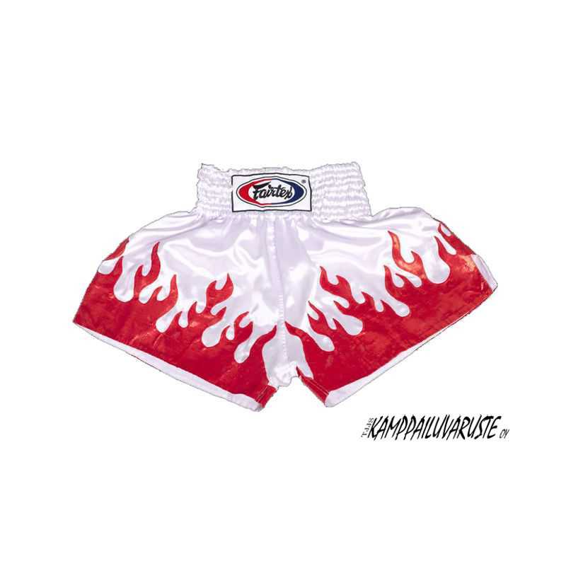 Fairtex Nordic|Fairtex Muaythai shorts - BS44 White/Red|$33.59|$22.75|Fairtex|Fairtex fight shorts|6401831000742