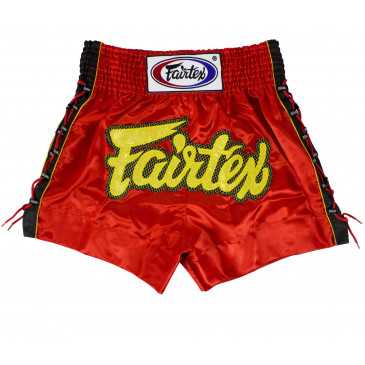 Fairtex Nordic|Fairtex Muaythai shorts - BS0602 Röd|45,50 €|Fairtex|Fairtex Shorts för kampsport