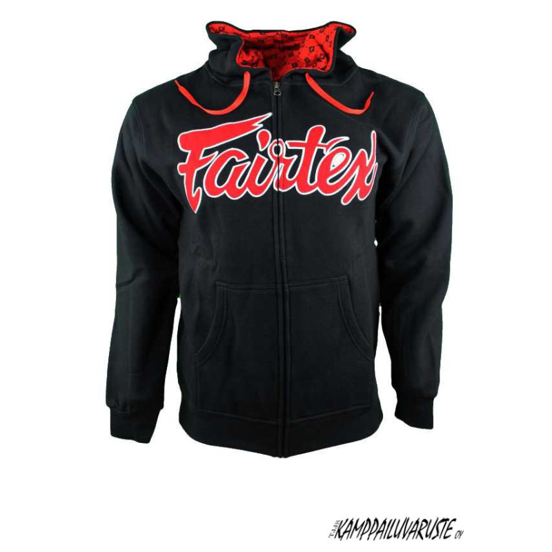 Fairtex Nordic|Fairtex Zip Up Hoodie - FHS13 Black|€69.00|Fairtex|Fairtex hoodies & casual pants