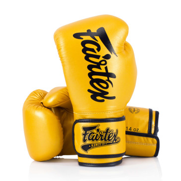 Fairtex Nordic|Fairtex BGV18 Super Sparring Gloves - Gold|€129.00|Fairtex|Fairtex boxing gloves