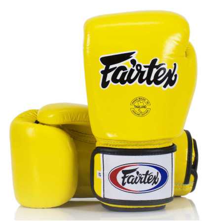 Fairtex BGV8 Boxningshandskar - Gul till ett lågt pris TJJS Kamppailuvaruste Oy snabb leverans