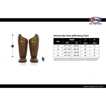 Fairtex Nordic|Fairtex SP8 Ultimate Shin Pads - Brown|€127.00|Fairtex|Leg and Foot protection