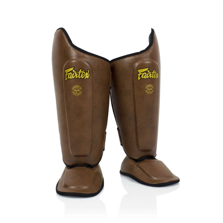 Fairtex SP8 Ultimate Shin Pads - Brown