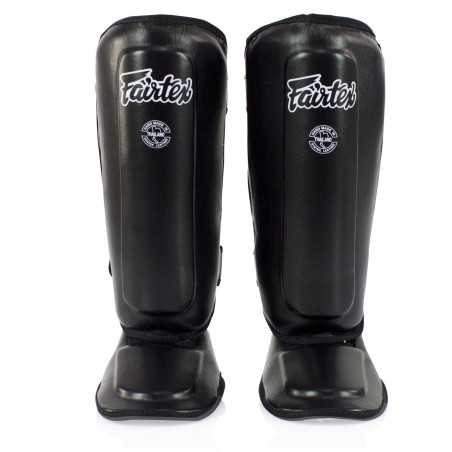 Fairtex SPK9 Kids Shin Pads Black at a low price TJJS Kamppailuvaruste Oy fast delivery