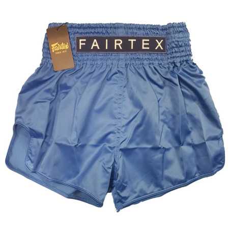 Fairtex Muaythai Slim Cut shorts BS-Micro - Blue at a low price TJJS Kamppailuvaruste Oy fast delivery