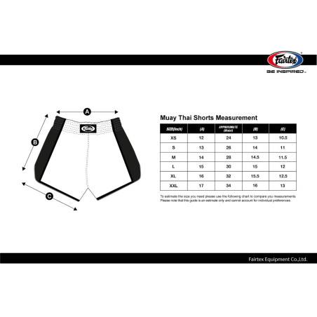 Fairtex Muaythai Slim Cut shortsit BS-Micro - Musta