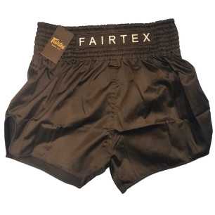 Fairtex Muaythai Slim Cut shorts BS-Micro - Svart till ett lågt pris TJJS Kamppailuvaruste Oy snabb leverans