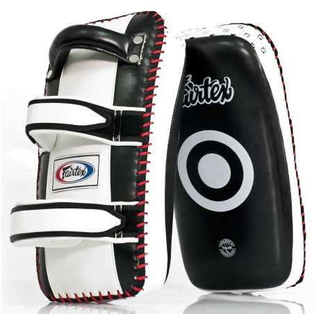 Fairtex KPLC3 - Standard Thai Kick Pads "Boomerang Style" at a low price TJJS Kamppailuvaruste Oy fast delivery