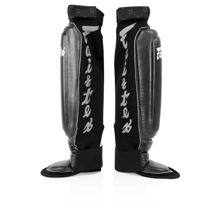 Fairtex SP6 - Svart neopren MMA benskydd