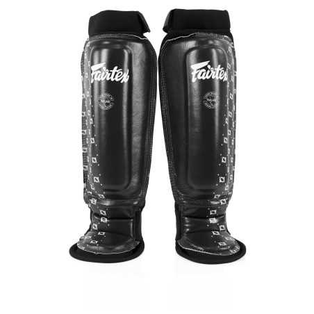 Fairtex SP6 - Svart neopren MMA benskydd till ett lågt pris TJJS Kamppailuvaruste Oy snabb leverans
