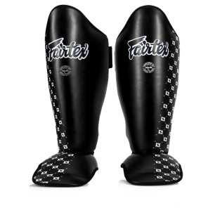 Benskydd Fairtex SP5 - Svart till ett lågt pris TJJS Kamppailuvaruste Oy snabb leverans