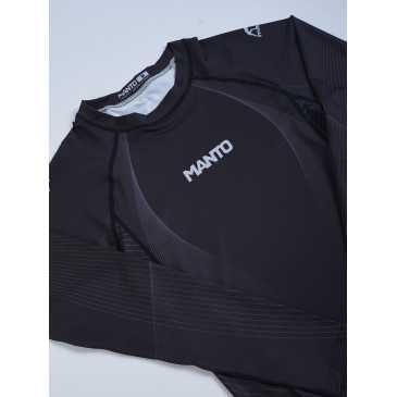 Fairtex Nordic|MANTO långärmad rashguard FLOW svart|46,50 €|37,05 €|Manto|Manto rash guards|